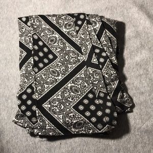 Cute bohemian styled pants black white and grey